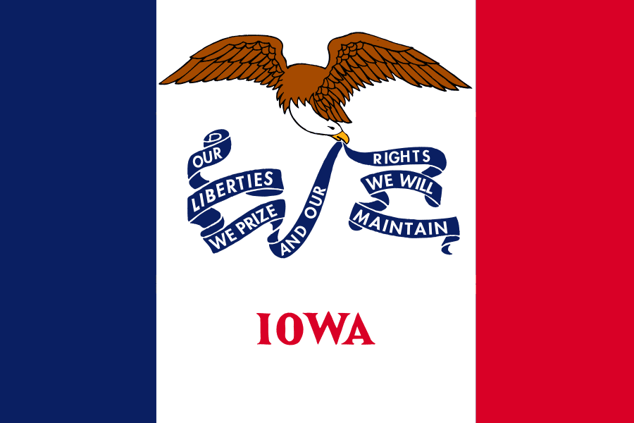 Iowa State Flag