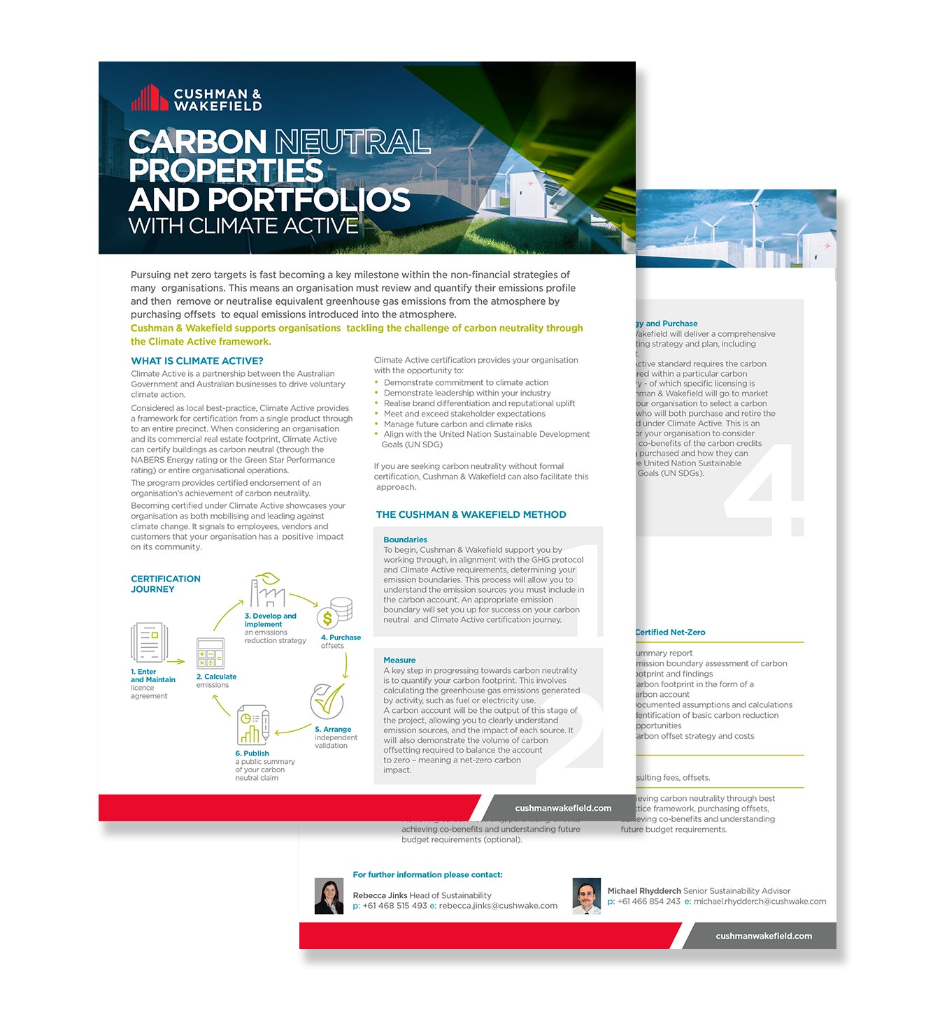 Carbon Neutral Properties and Portfolios with Climate Active