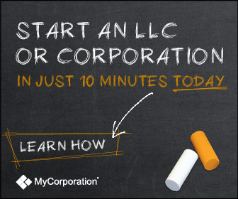 Start an LLC or Corporation in just 10 Minutes 336x280