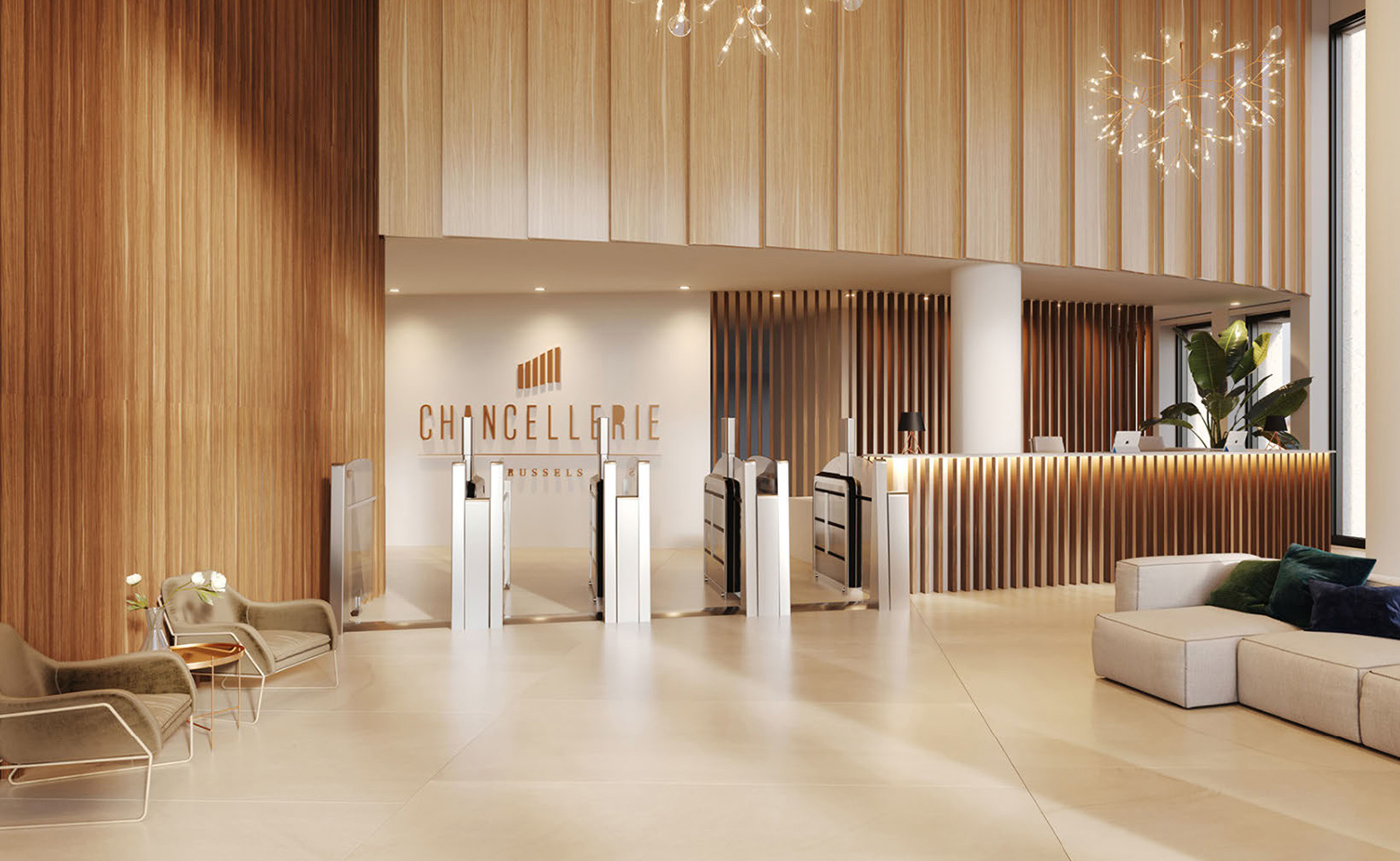 Chancellerie building entrance