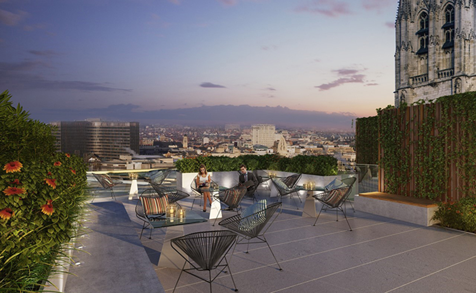 Chancellerie project rooftop