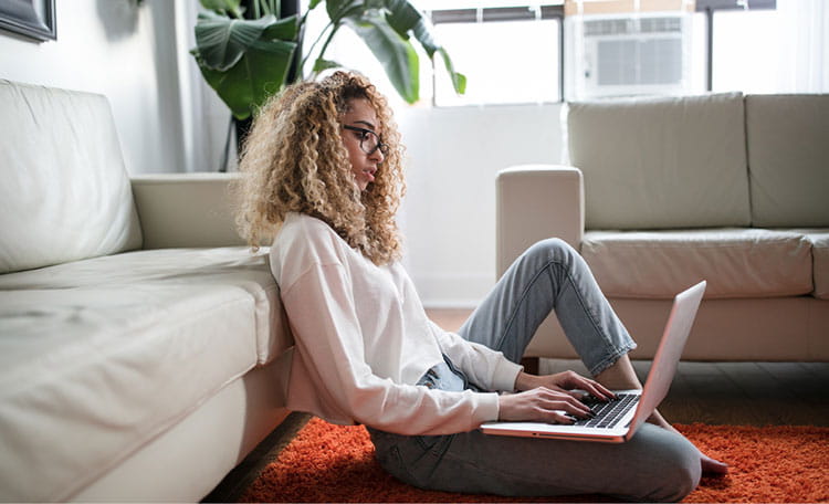 Woman on Laptop