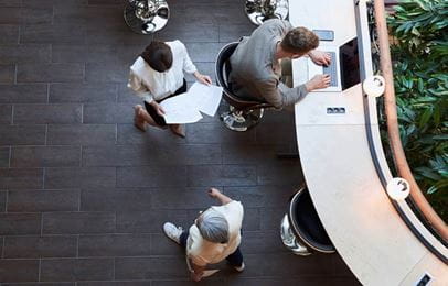 people working in an office (image)