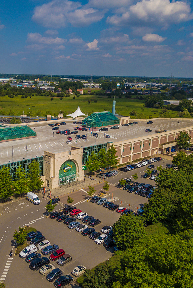 Wijnegem Shopping Centre Aerial View